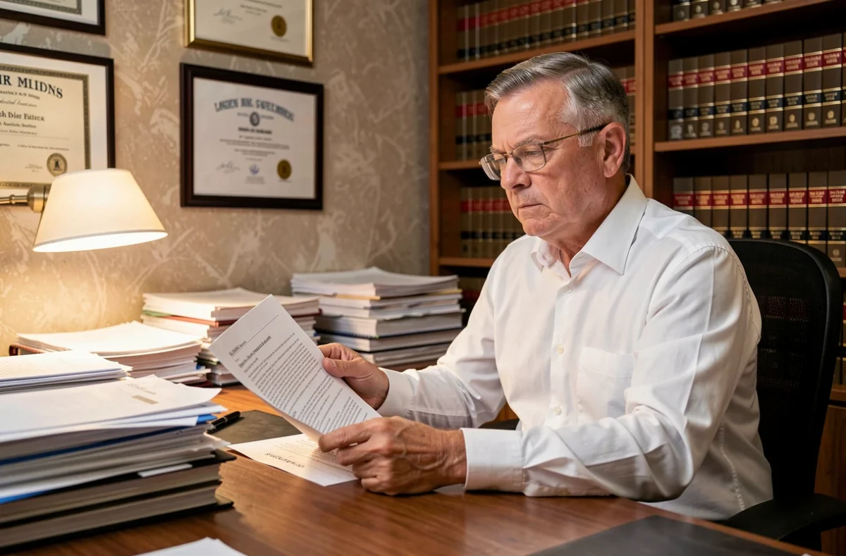 Avocat spécialisé en droit du travail consultant des documents juridiques sur le licenciement et le refus de mutation
