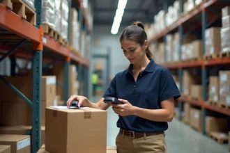 Préparation efficace des commandes e-commerce avec un espace optimisé